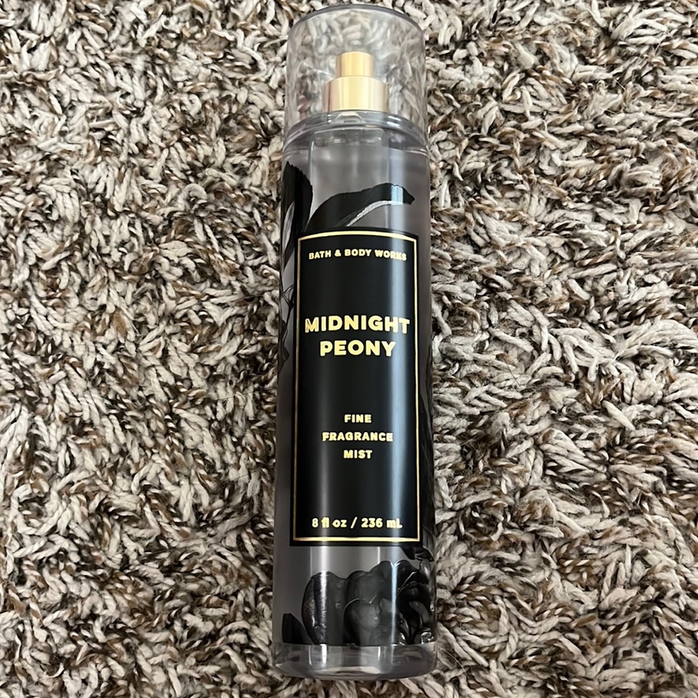 Midnight Peony bath and body works spray